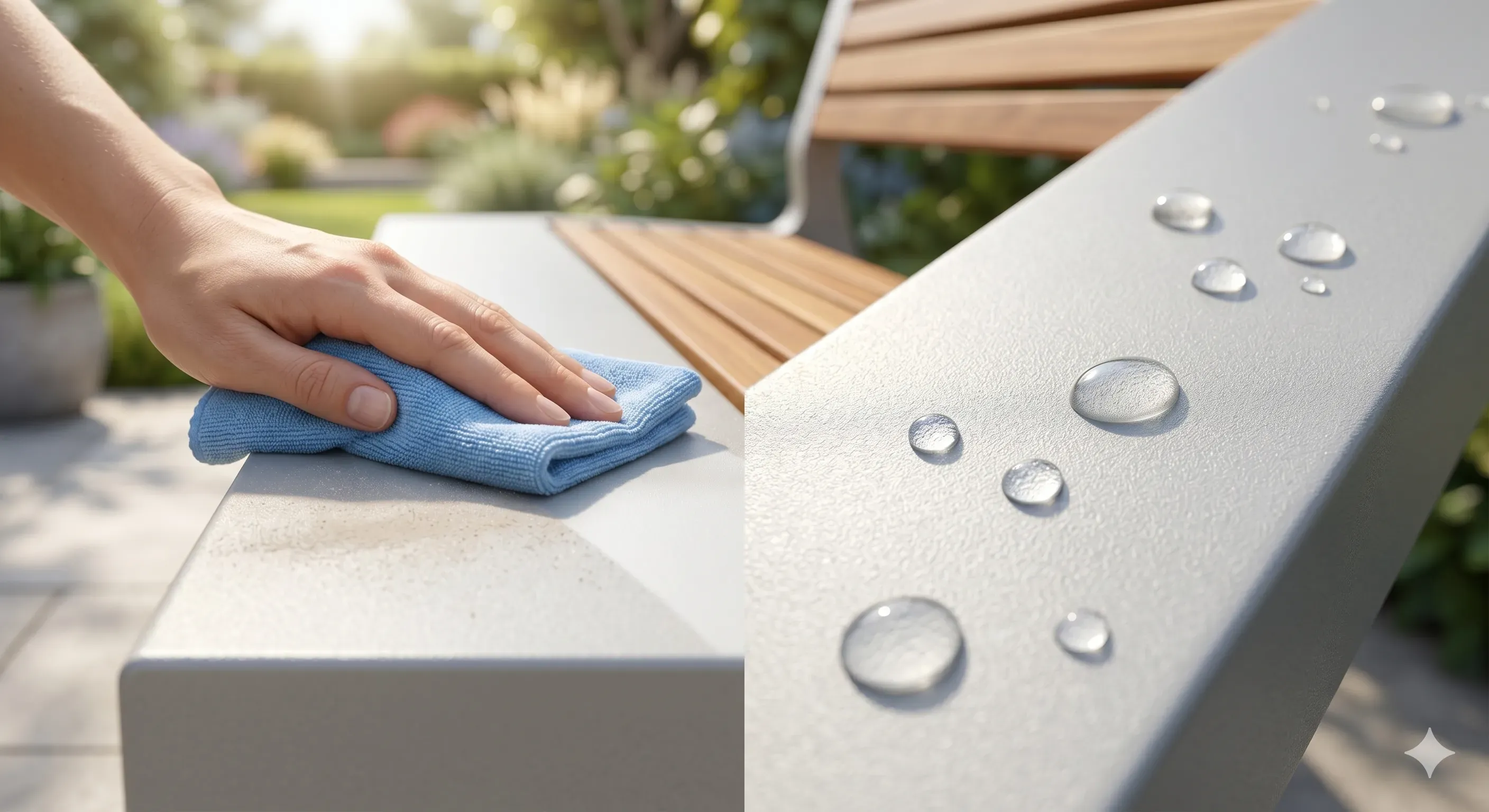 Low-Maintenance Outdoor Seating