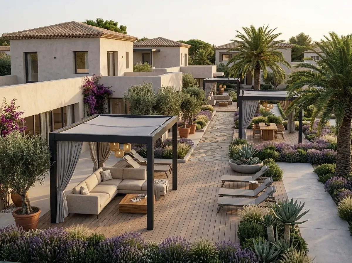 Luxury Wood Pavilion Render