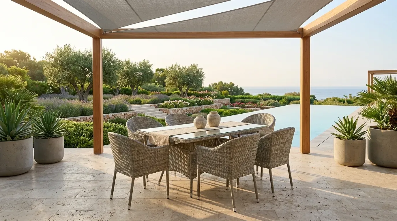 Premium Wicker Dining Set