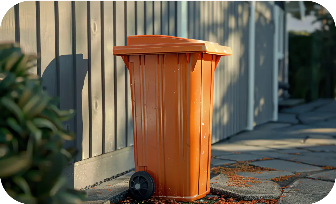 “Urban-friendly dustbin designed to blend with city landscapes and promote hygiene