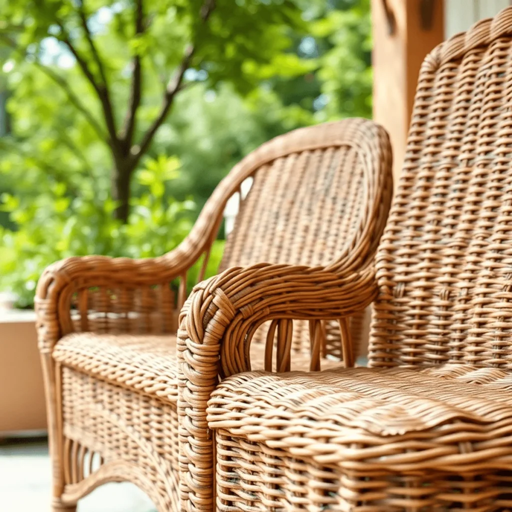 problems with wicker furniture