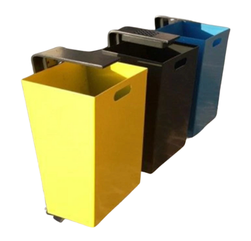 Plastic swing dustbins