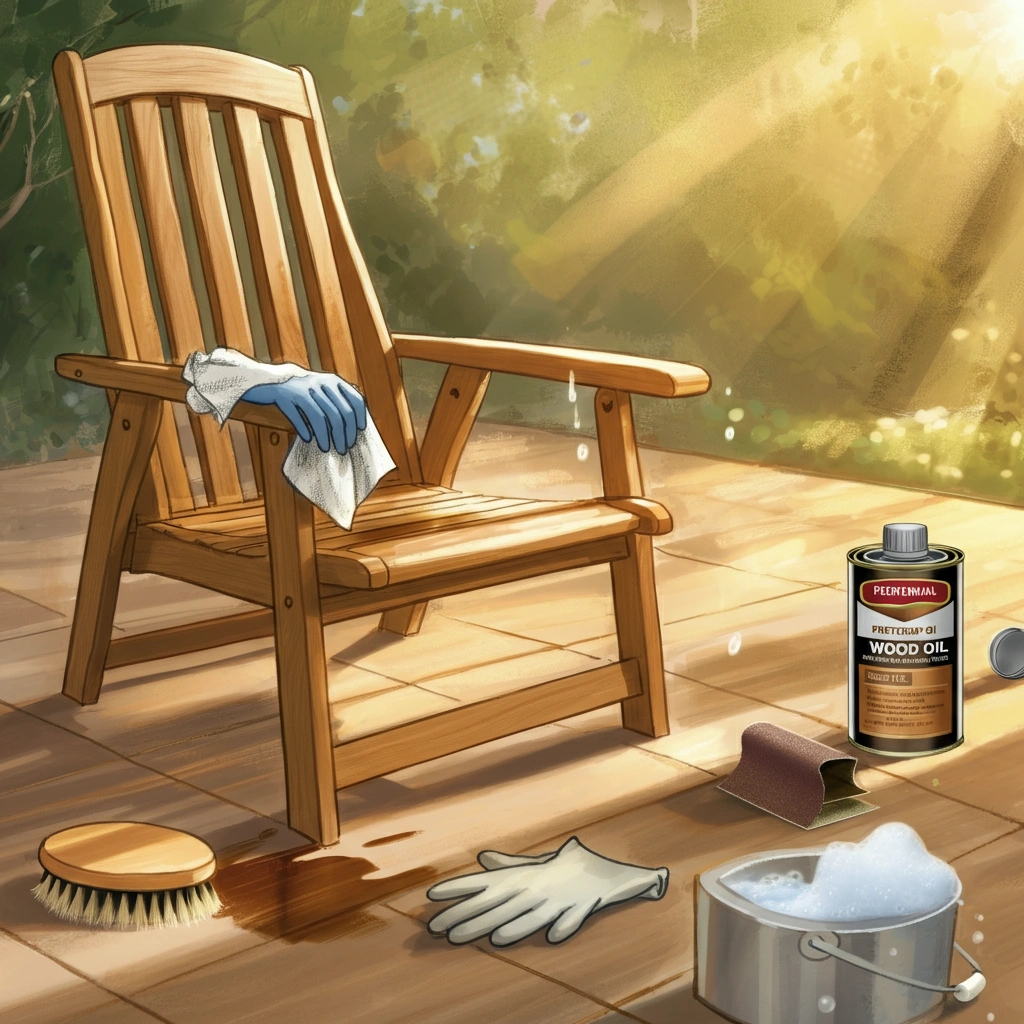 Preparing Outdoor Furniture for Oiling