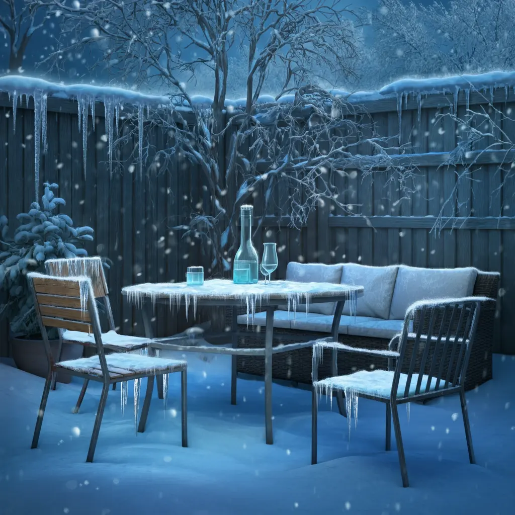 Damage to Outdoor Furniture Happens in Winter