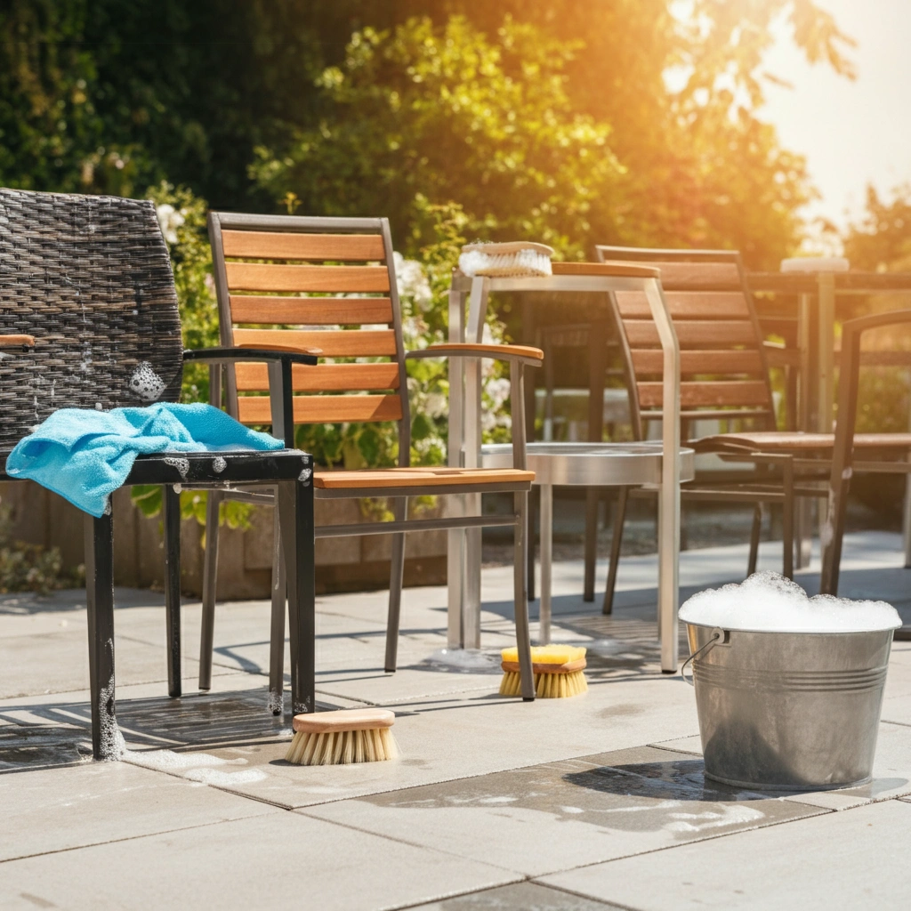 Cleaning Different Types of Outdoor Furniture