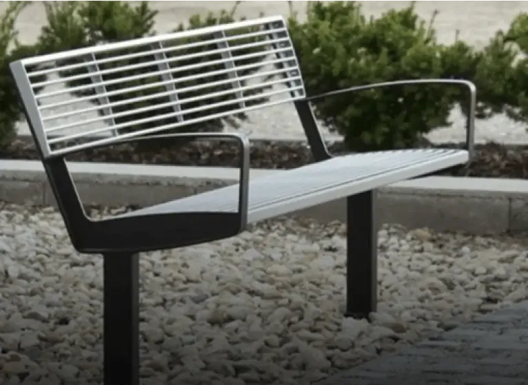 Contemporary aluminium bench by UrbanlandProducts – leading Aluminium Bench Manufacturer in India