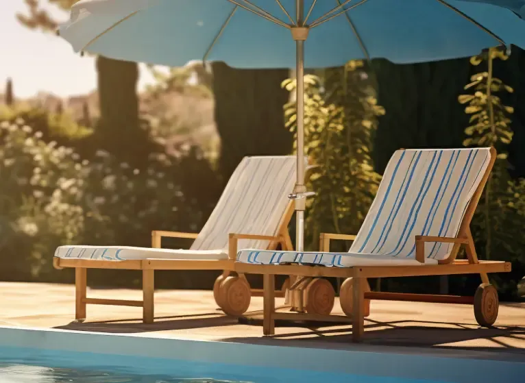 Pool Side Loungers Manufacturer in India - Urbanland Products Premium Outdoor Loungers
