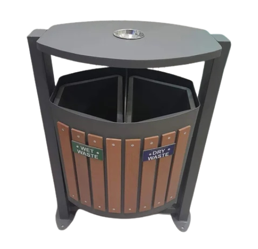 Outdoor Dustbins Manufacturers in India – Dual round bin Urban Land Products