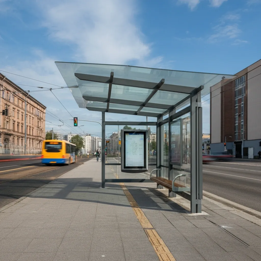 Bus shelter manufacturer in India by Urbanland Products