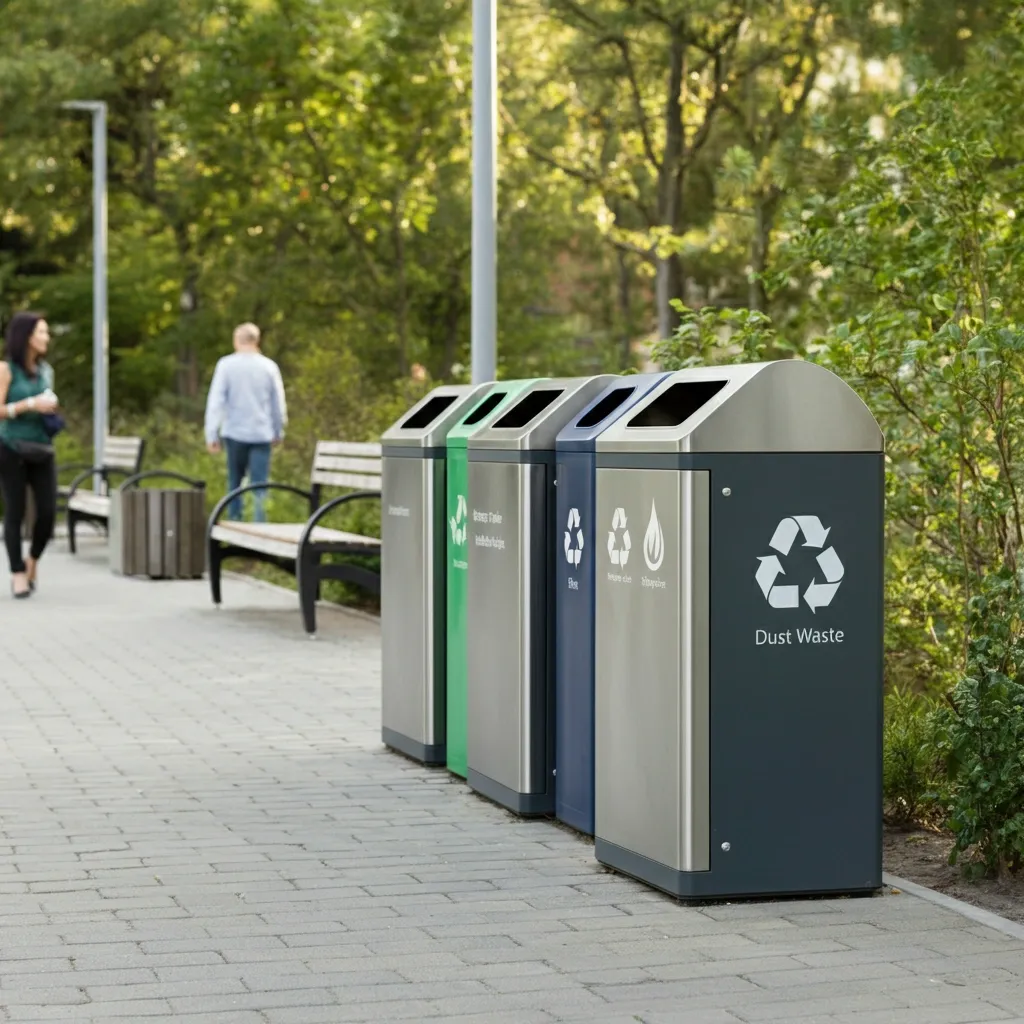 Outdoor dustbins manufacturer in India by Urbanland Products