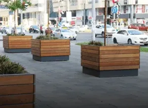 Weather proof outdoor furniture planters by Urbanland Products
